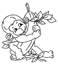 236x266 All Types Of Coloring Pages These Monkey Coloring Pages Were