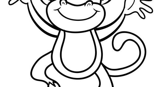 500x280 New Monkey Coloring Pages Coloring Pages Activities
