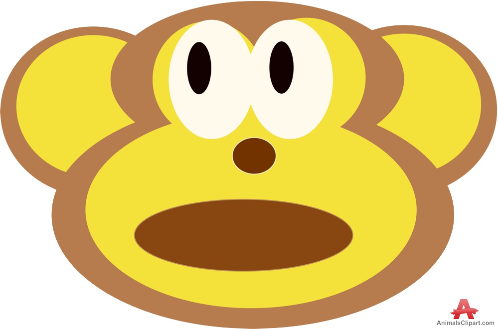 999x660 Face Of Monkey Clipart Free Clipart Design Download