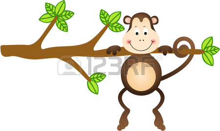 450x268 Monkey In Varying Positions Royalty Free Cliparts, Vectors,