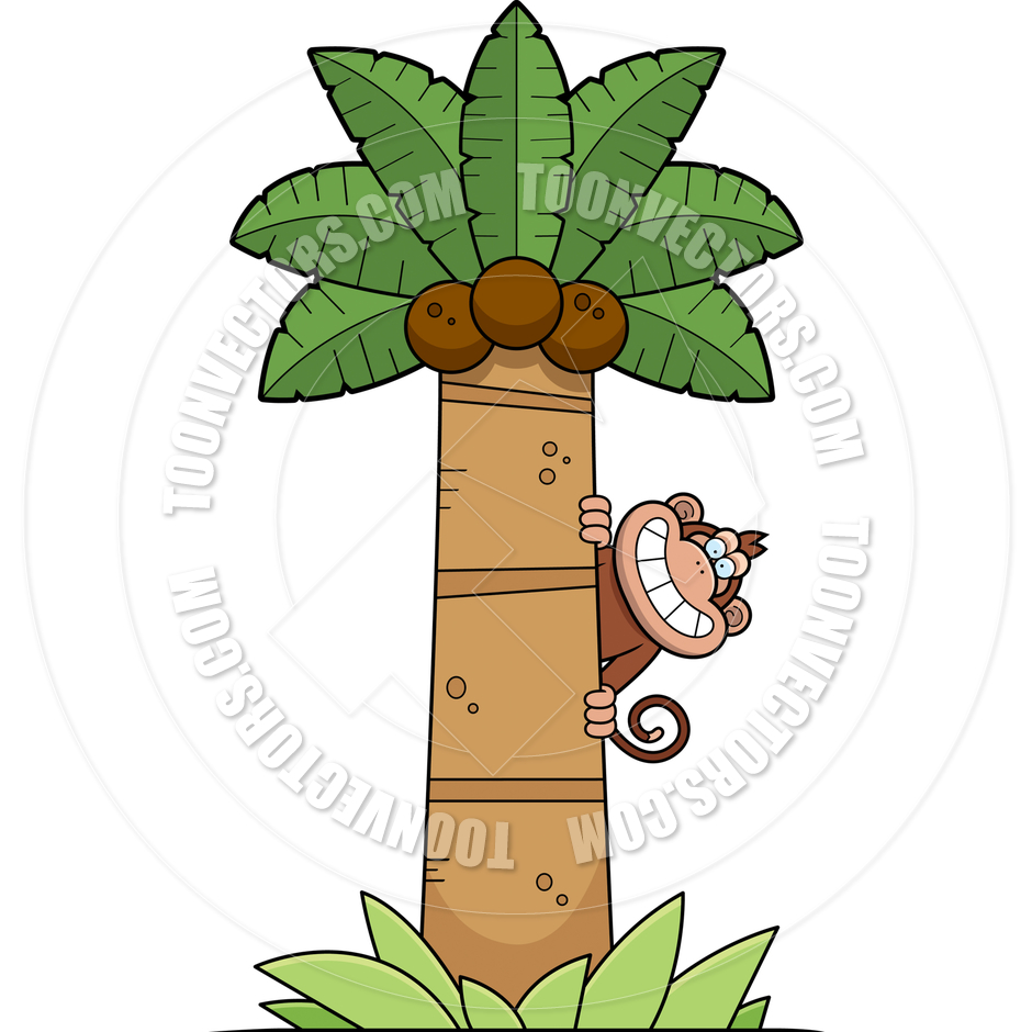 940x940 Cartoon Monkey Tree By Cory Thoman Toon Vectors Eps