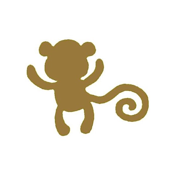 600x600 Simple Clipart Monkey