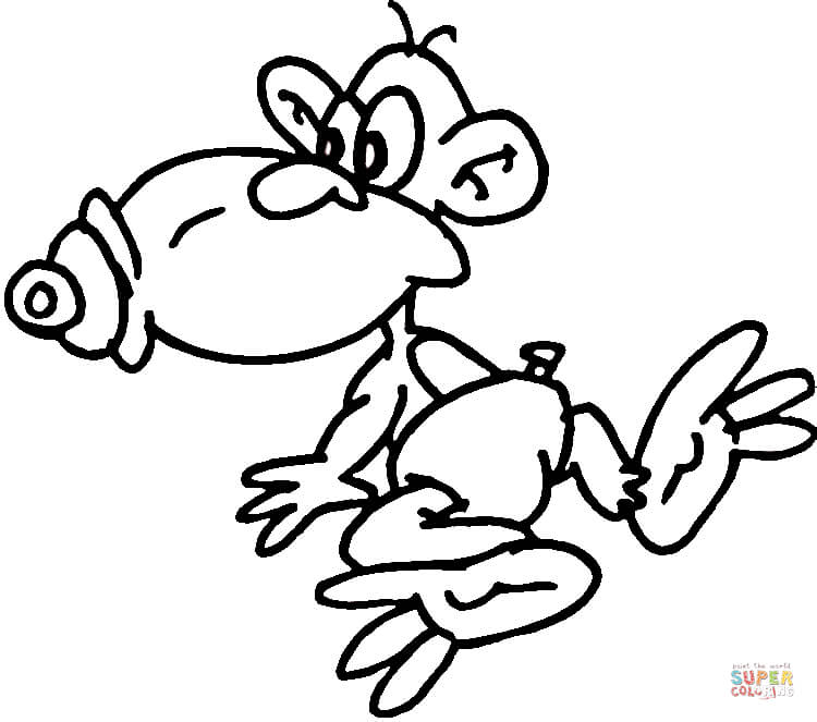 750x663 Baby Monkey Coloring Page Free Printable Coloring Pages