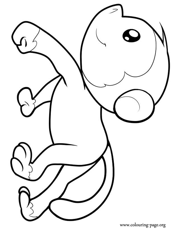 700x895 Printable Monkey Template Many Interesting Cliparts