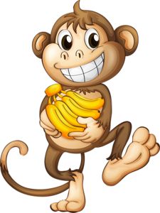 225x300 Cartoon Monkey Images