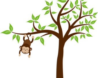 340x270 Branch Clipart Monkey