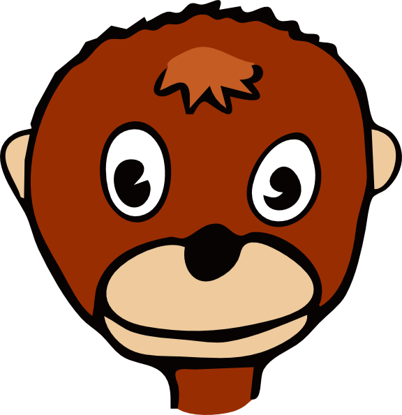 576x595 Monkey Face Clipart, Explore Pictures