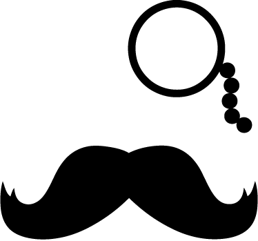 374x349 Moustache Amp Monocle Toilet Sticker