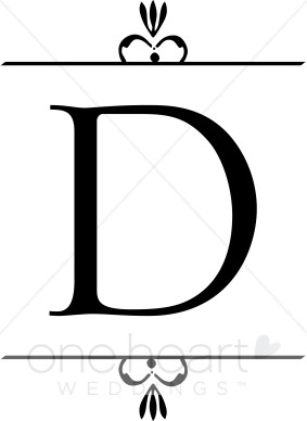 283x388 Wedding Monogram D Clipart Wedding Monograms