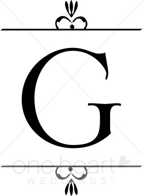 283x388 Wedding Monogram G Clipart Wedding Monograms