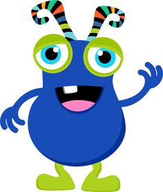 236x278 Monster Clipart Blue Monster