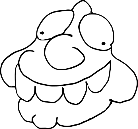 485x453 Free Monster Clipart, 3 Pages Of Public Domain Clip Art