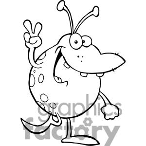 300x300 Happy Monster Clipart Clipart Panda