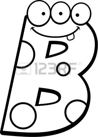 322x450 Letter B Clipart Black And White