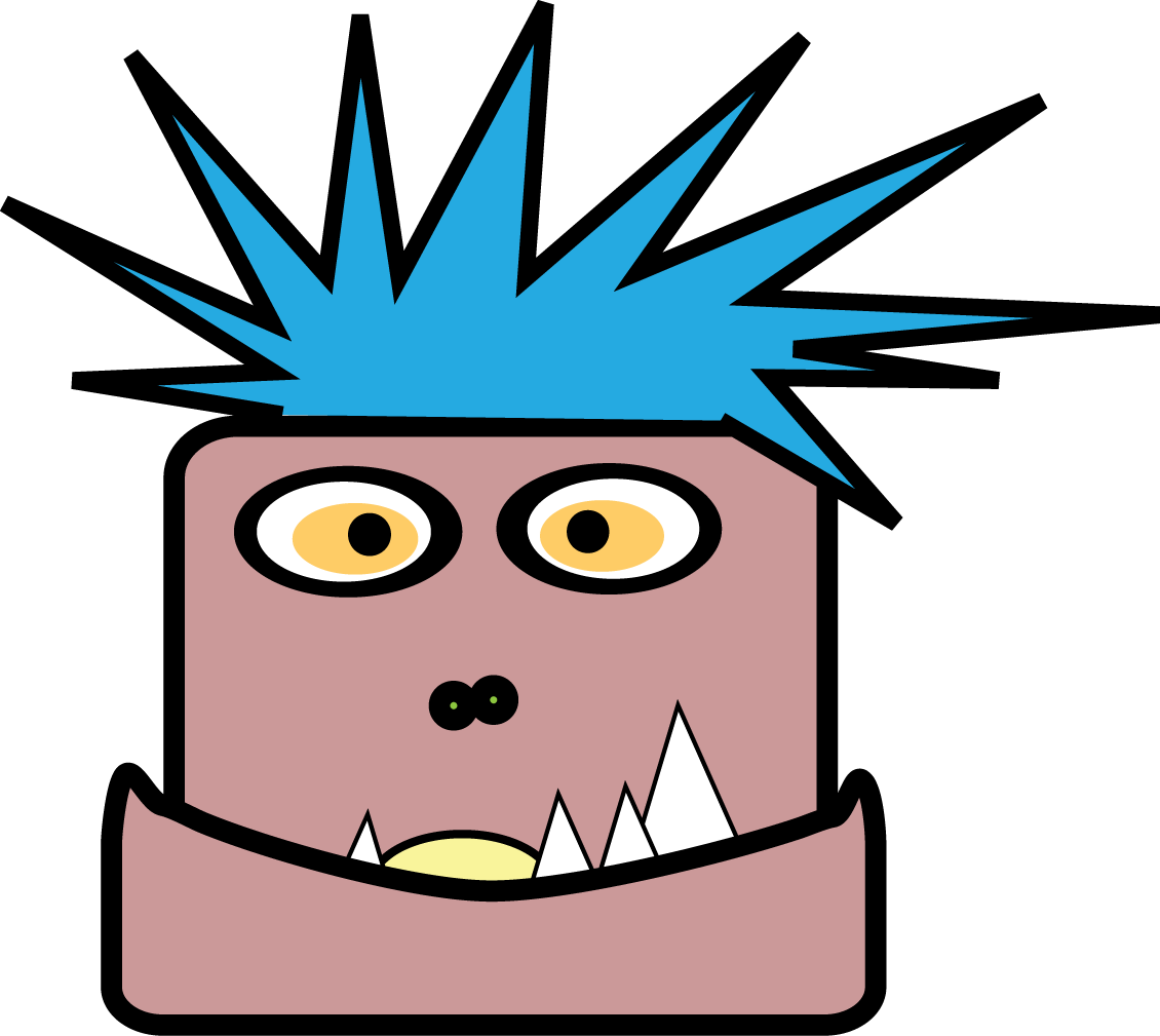 1130x1009 Monster Clip Art Black And White Free Clipart Images 2