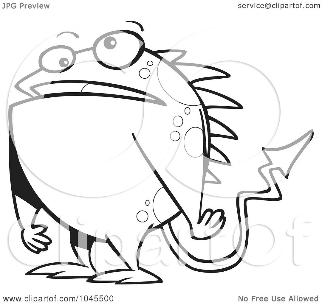 1080x1024 Royalty Free (Rf) Clip Art Illustration Of A Cartoon Black