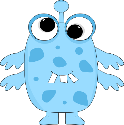 400x405 Free Monster Clipart