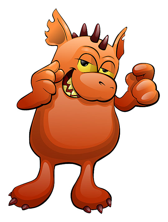 540x715 Monster Clipart Animated