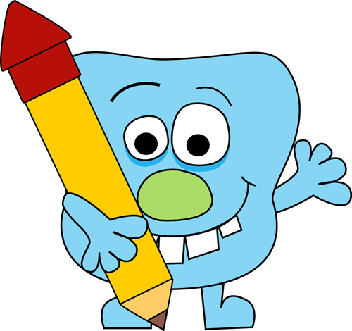 500x470 Monster And Pencil Clip Art Image