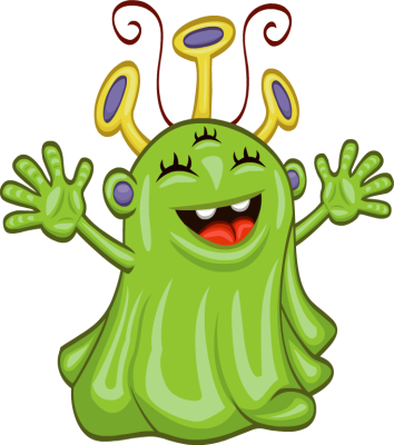 354x400 Picture Monster Clipart Image