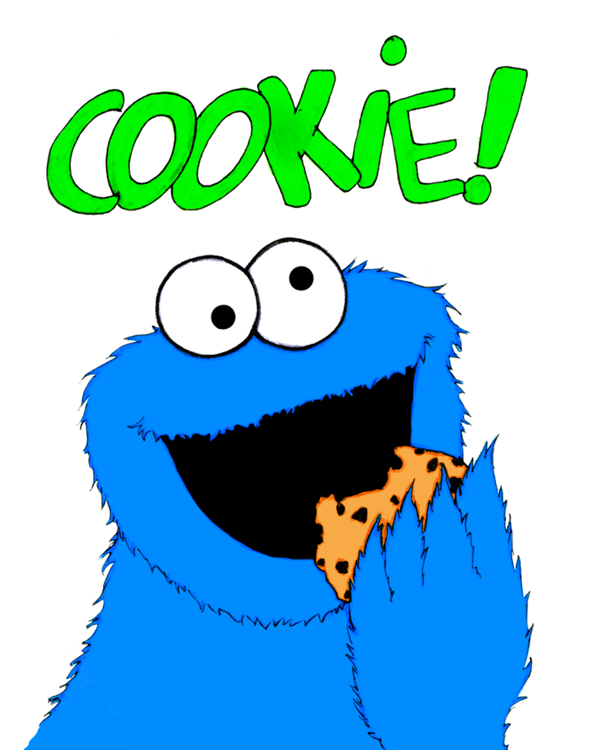 1200x1500 Cookie Monsters Clip Art Clipart Panda