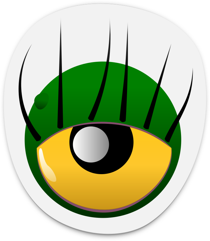 696x800 Monster Eyes Clipart