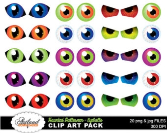 340x270 Monster Eyes Clipart