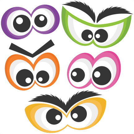 432x432 Spooky Eyes Clip Art