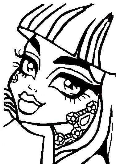 376x531 Monster High Coloring Page By Rini12