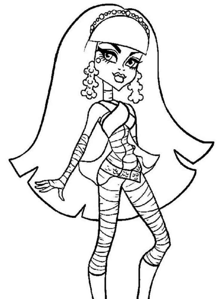 750x1000 Monster High Coloring Pages. Download And Print Monster High