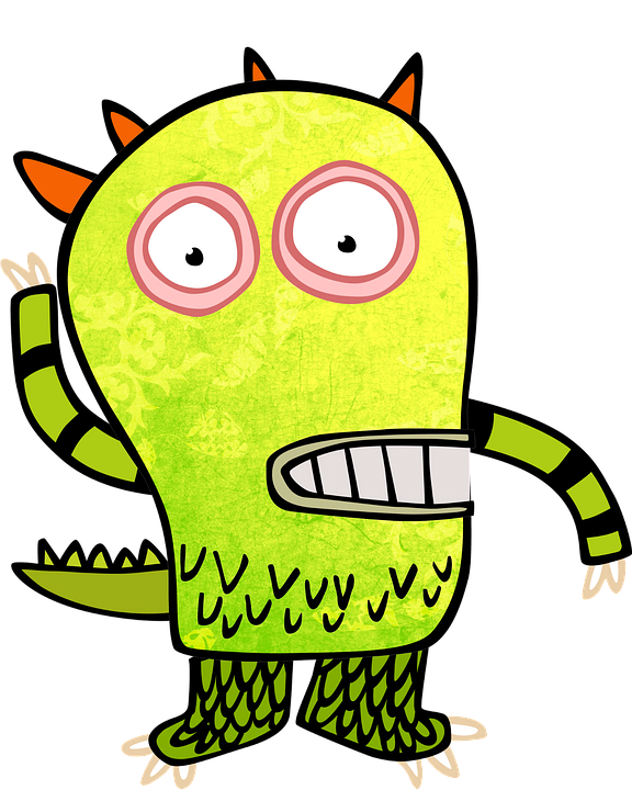 576x720 Creature Clipart Friendly Monster