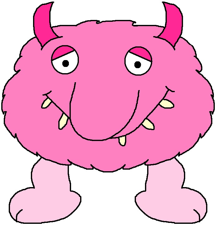 696x726 Girl Monster Clipart
