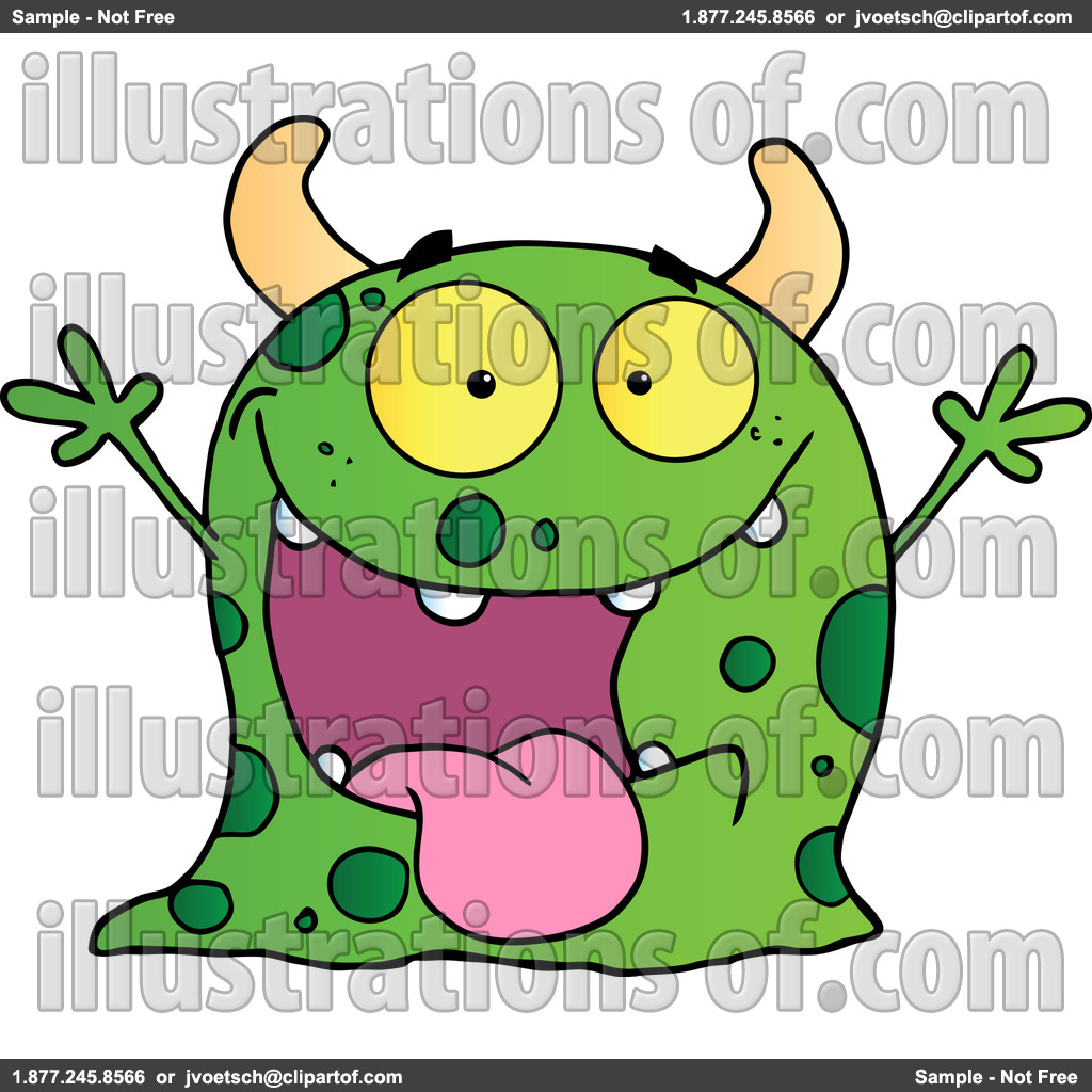 1024x1024 Happy Monster Clipart Clipart Panda