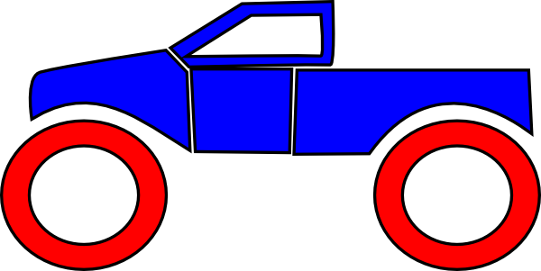 600x301 Monster Truck Clip Art
