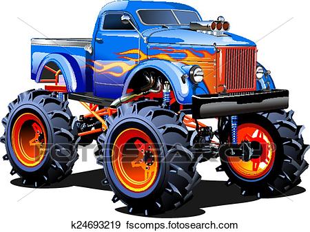 450x337 Monster Truck Clip Art Royalty Free. 311 Monster Truck Clipart