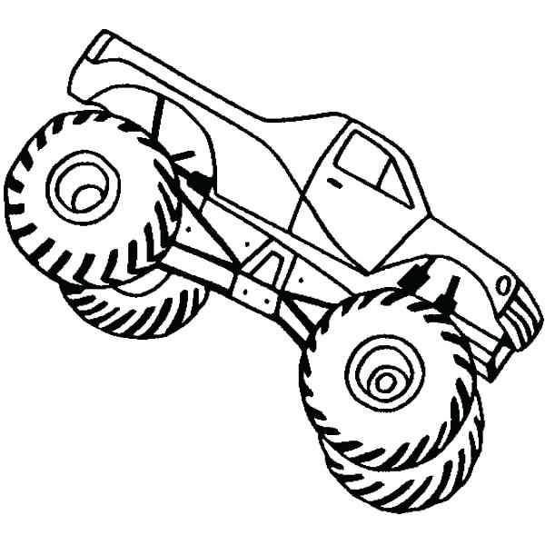 Monster Truck Line Art | Free download on ClipArtMag