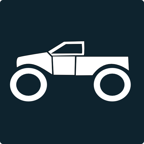 600x600 Monster Truck Icon Clip Art