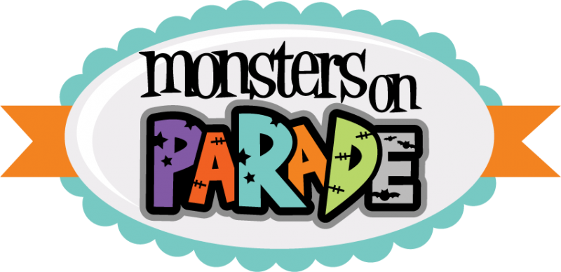 800x388 Monsters On Parade Svg Cut Files For Scrapbooking Monster Svgs