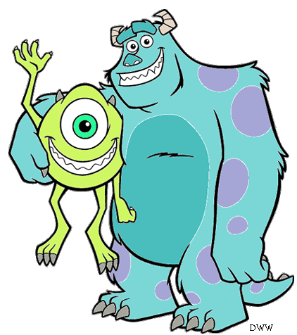 422x476 Monster Inc Clipart