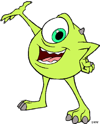 327x407 Monsters Inc. Clipart