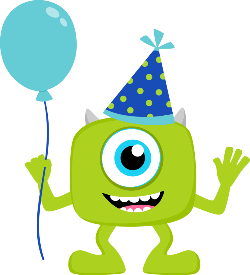 818x900 Monsters Inc Birthday Clipart