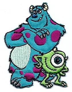 252x320 Monsters University Logo Embroidered Iron Sew