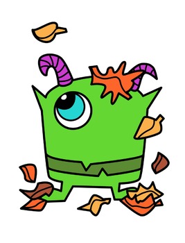 267x350 Fall Monsters Clipart By Splashy Pix Teachers Pay Teachers