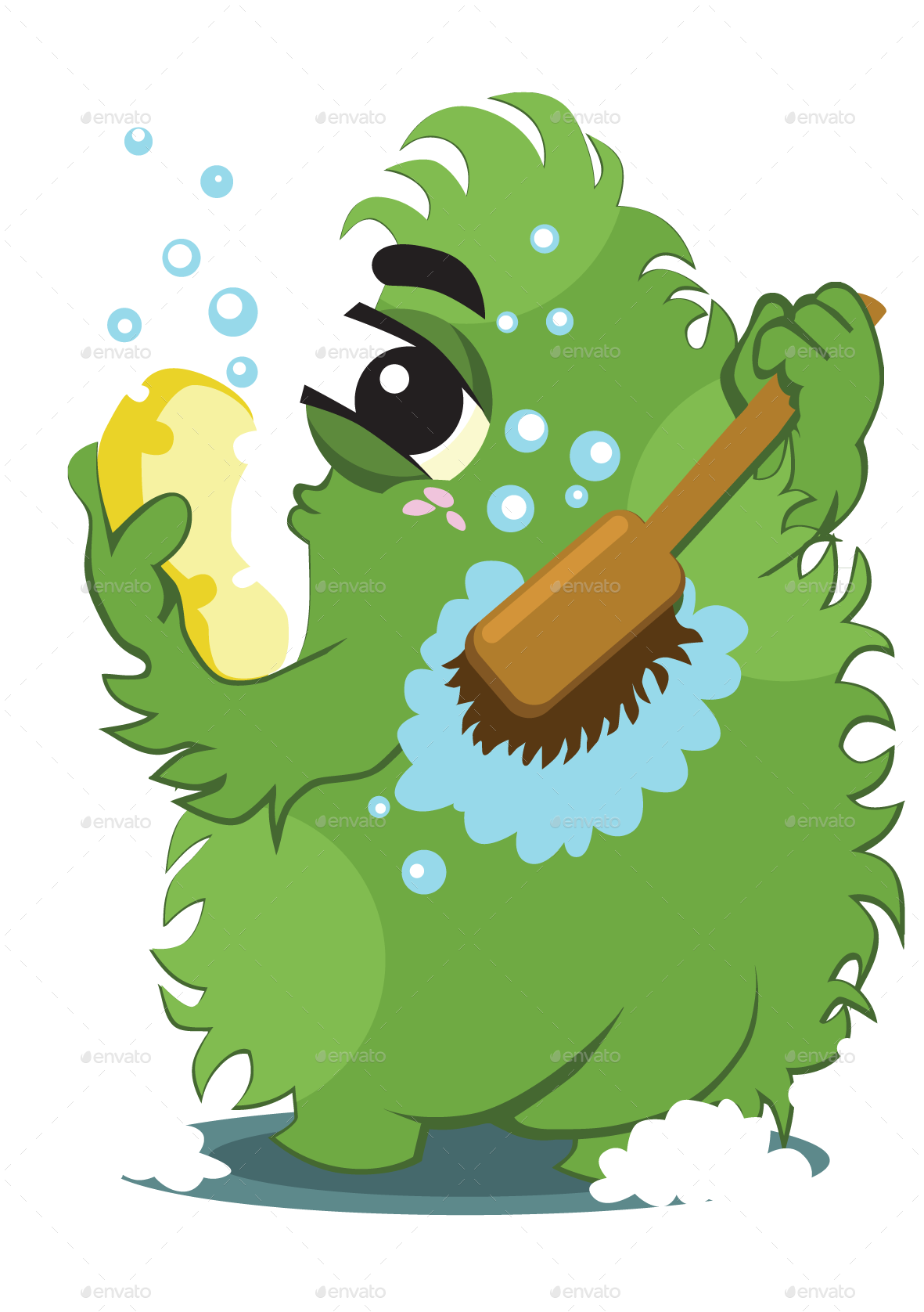 1181x1676 A Pack Of Monsters By Dragonflyartz Graphicriver