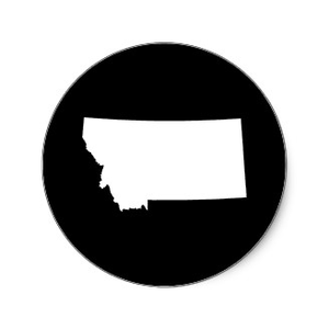 300x300 Montana In White And Black Round Stickers P En F Free Images