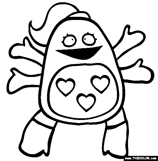 554x565 Monster Coloring Pages Birthdays To Remember
