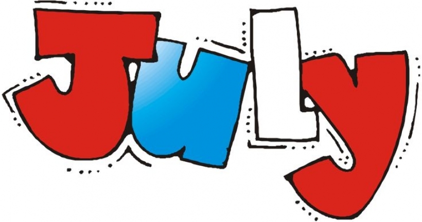 820x433 Summer Months Images The Month Of July Dont Get Too In Clipart