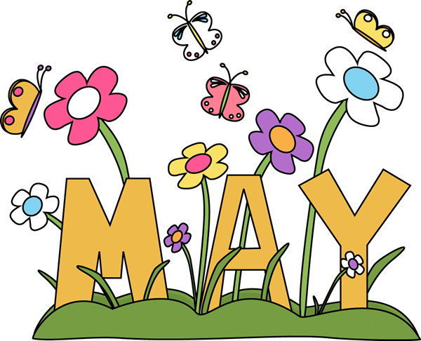600x486 May Day Baskets Clip Art