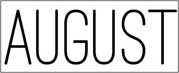 728x297 August Clipart By Month Image 10