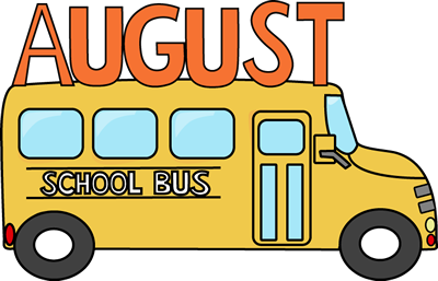 400x257 August School Bus Clip Art